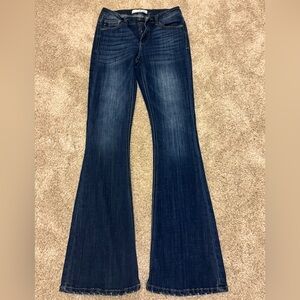 KanCan Blue Flare Wide Leg Jeans